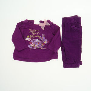 Route 66 Girls Purple Bunny Apparel Sets size: 0-3 Months